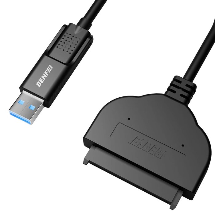 BENFEI SATA to USB Cable, 2in1 USB-C/USB 3.0 to SATA III Hard Driver Adapter
