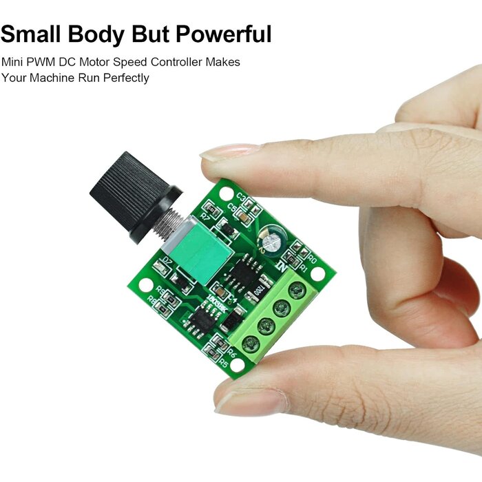 SPEED-CONTROLLER - ALEDECO PWM Low Voltage Dc 1.8V 3V 5V 6V 12V 2A Motor Speed Controller