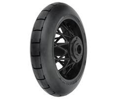 Pro-Line Racing PRO1022310 - 1/4 Supermoto Tire Rear MTD Black Wheel: PM-MX