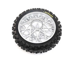 Horizon Hobby LOS46007 -Dunlop MX53 Rear Tire Mounted, Chrome: PM-MX