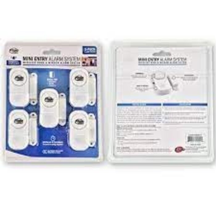 Mini Entry Alarm System  Wireless Door & Window Alarm System 5Pack