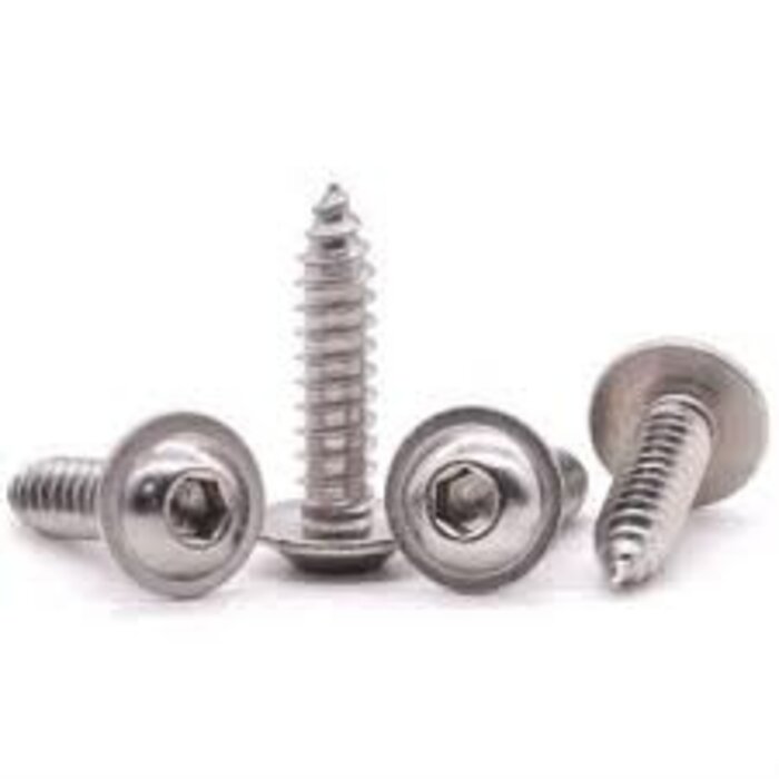 Redcat Racing 85845 - 3x8mm Button Head Hex Self Tapping Screws (4pcs)