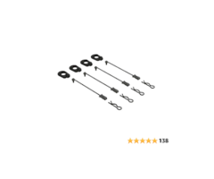 Arrma ARA390294 - Body Clip Retainers, Black (4): 1/5 Scale