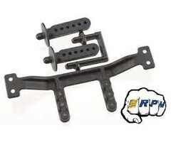RPM RPM81142 - ADJUSTABLE REAR BODY MOUNTS & POSTS FOR SLASH, STAMPEDE, NITRO SLASH