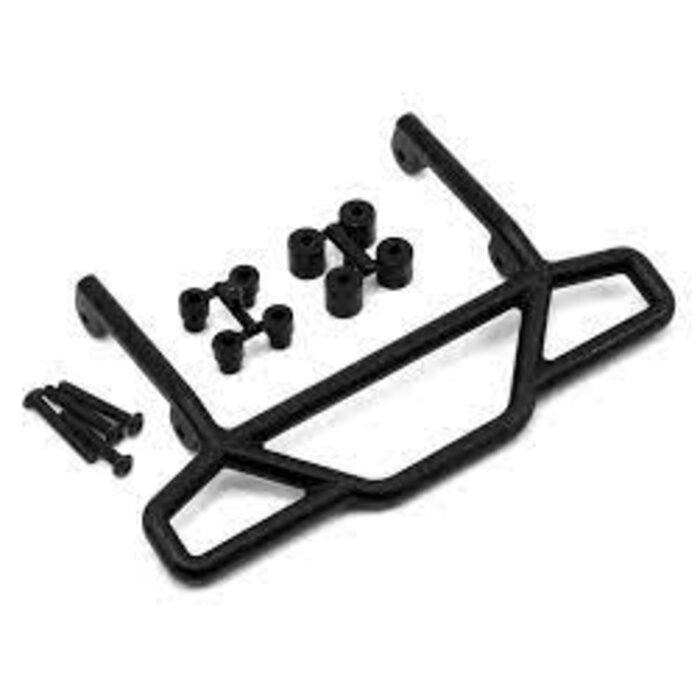 RPM RPM70812 - Rear Bumper for the Traxxas Electric Rustler - Black