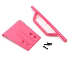 RPM RPM80957 - Front Bumper and Skid Plate, Pink, for Traxxas Slash 2wd & Nitro Slash