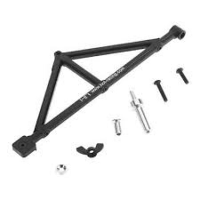 HOT RACING HRASCX03TMA01 - Alum Rear Bumper Tire Carrier