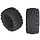ARAC9468 - 1/10 dBoots Backflip LP Front/Rear 3.8 Pre-Mounted Tires, 17mm Hex, Black (2): 4S