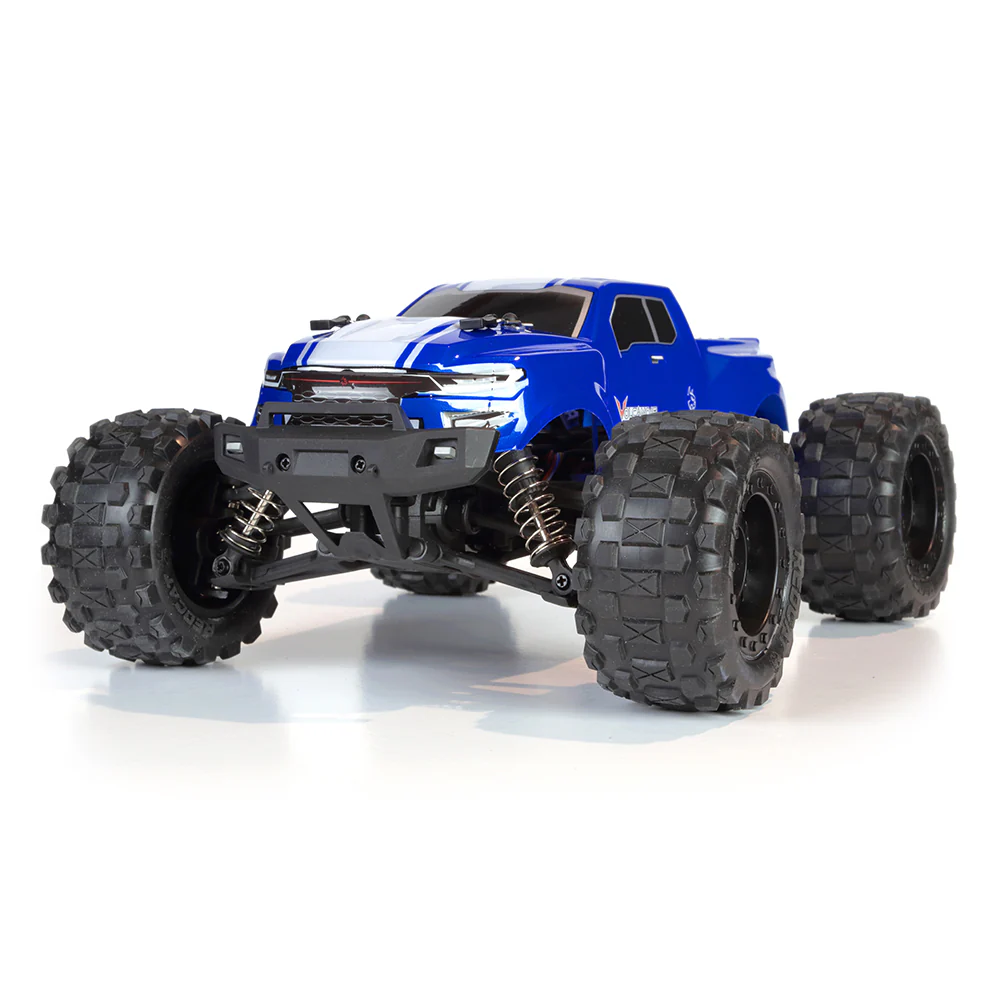 Redcat Racing RER13649 - Redcat Volcano-16 1/16 Scale Brushed Monster Truck, Blue