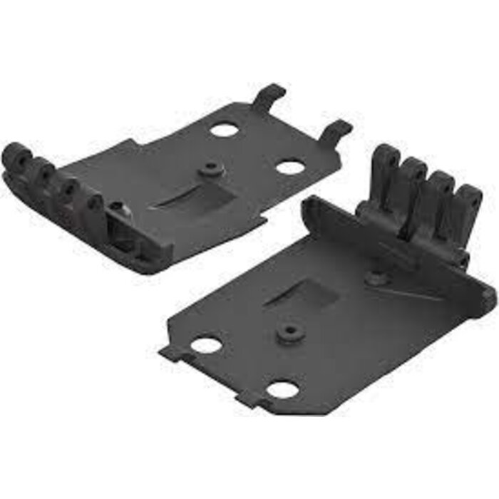 Arrma ARAC9260 - AR320401 F/R Lower Skidplate (2) 4x4 Granite MEGA
