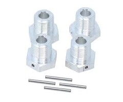 Wheel Hex w/ Pins 17mm (Aluminum)(4pcs)