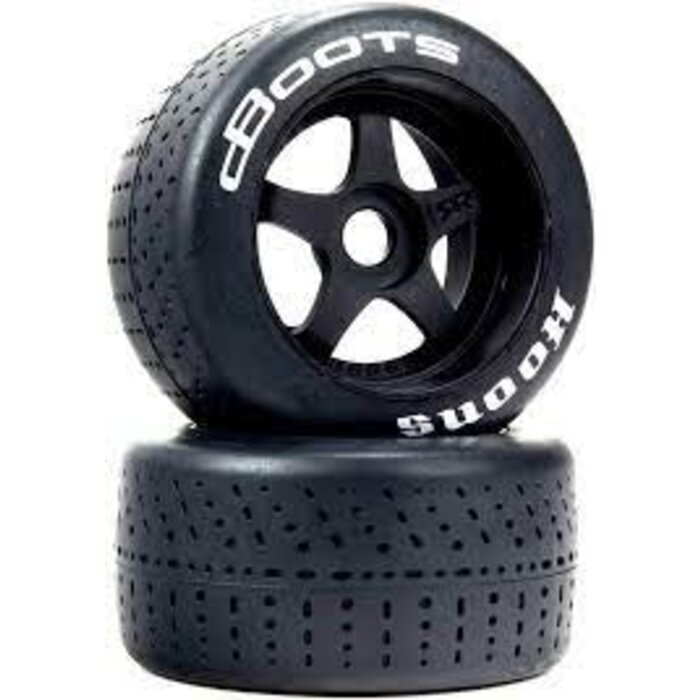 Arrma ARA550073 - ARRMA dBoots Hoons 53/107 2.9 Pre-Mounted Belted Tires, White, 17mm Hex, 5-Spoke (2)