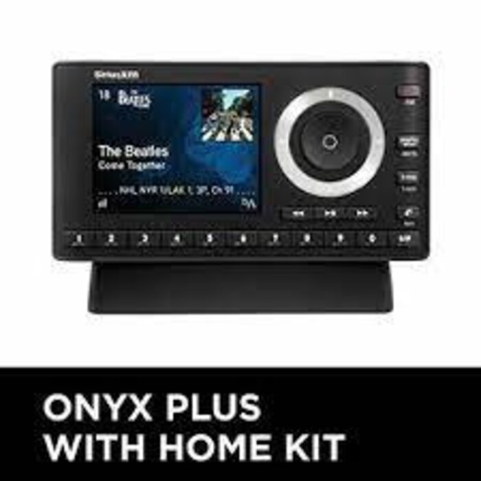 SiriusXM SXPL1H1 - SiriusXM SXPL1H1 Onyx Plus Satellite Radio with Home Kit – Hear SiriusXM on Your Home Stereo or Powered Speakers