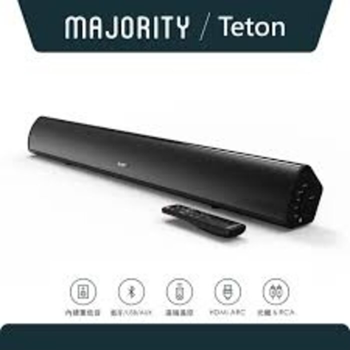S6520 - BESTISAN Soundbar Wired and Wireless Bluetooth 5.0 HDMI-ARC Speaker for TV (28 Inches, HDMI-ARC Connection, Optical Cable Included, DSP, Bass Adjustable, Wall Mountable)