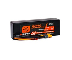 SPEKTRUM SPMX53S30H3 - 11.1V 5000mAh 3S 30C Smart G2 Hardcase LiPo Battery: IC3