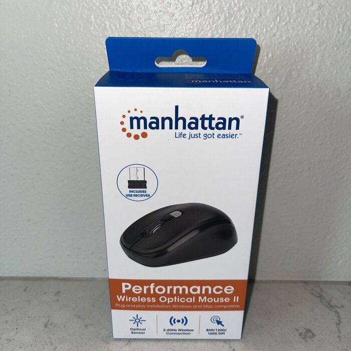 ICI179904 - Manhattan® Performance Wireless Optical Mouse II