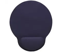 ICI434386 - Manhattan® Mouse Pad, Wrist Rest, Round, Blue