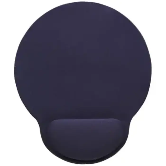 ICI434386 - Manhattan® Mouse Pad, Wrist Rest, Round, Blue