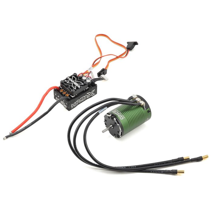 CASTLE CREATIONS CSE010-0161-01 - Castle Creations Mamba X SCT 1/10 Brushless Combo w/1410 Sensored Motor (3800kV)