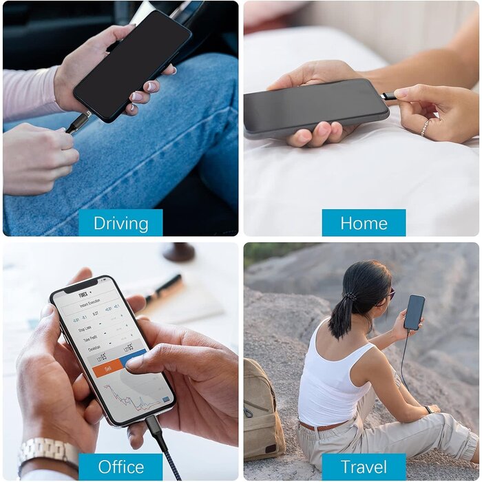 LIGHTNING 10FT - ZMHPJQ iPhone Charger Cable 10ft [Apple MFi Certified] Long Lightning Cable 10 Foot iPhone Charging Cord for iPhone 12/11/11 Pro/X/Xs Max/XR/8/8 Plus/7/6/6s/SE/5c/5s/5 iPad Air 2/Mini Airpods