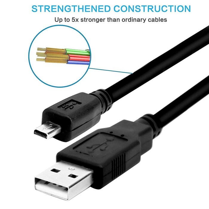 CAMERA-CHRG - 3ft Draw a dragon Replacement USB Camera Transfer Data Sync Charging Cable Cord for Nikon Coolpix B500, A300, A10, A100, L29, L31, L32, UC-e16 UC-E23, UC-E17, Nikon Camera SLR DSLR D3300 D750 D5300 D7200 D3200 & More -WPAICHENG