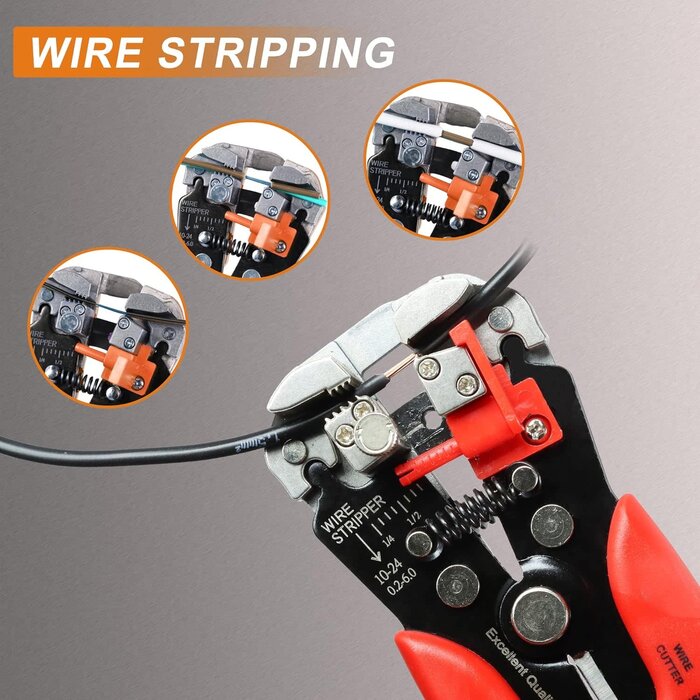 Self Adjusting Wire Stripper 3 in 1