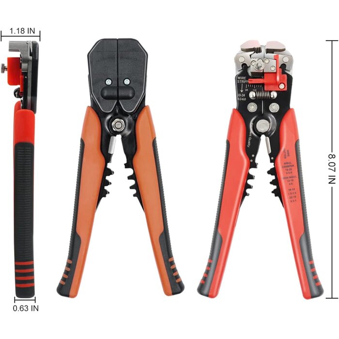 Self Adjusting Wire Stripper 3 in 1