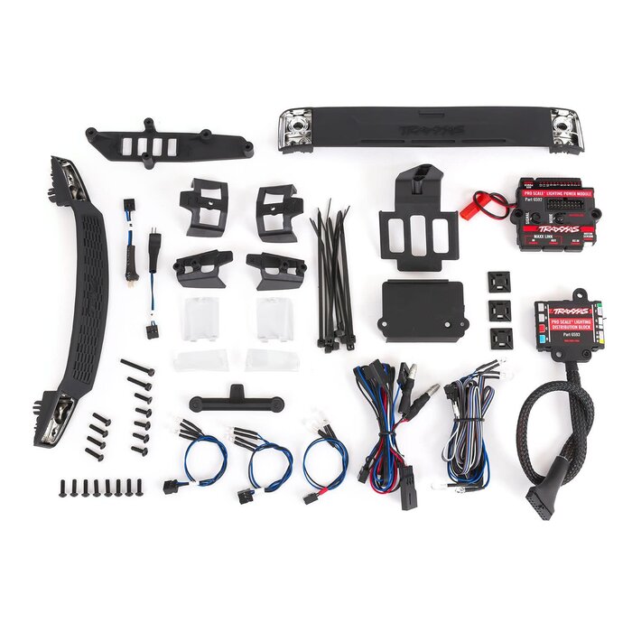 Traxxas 8085X - Pro Scale® LED Light Set, TRX-4® Sport, complete with power module (contains headlights, tail lights, & distribution block) (fits #8111 or #8112 body)
