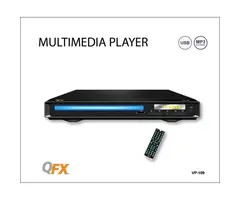 QFX® Standard-Definition DVD/CD Player with USB and FM Radio, RCA L/R audio and video outputs, VP-109