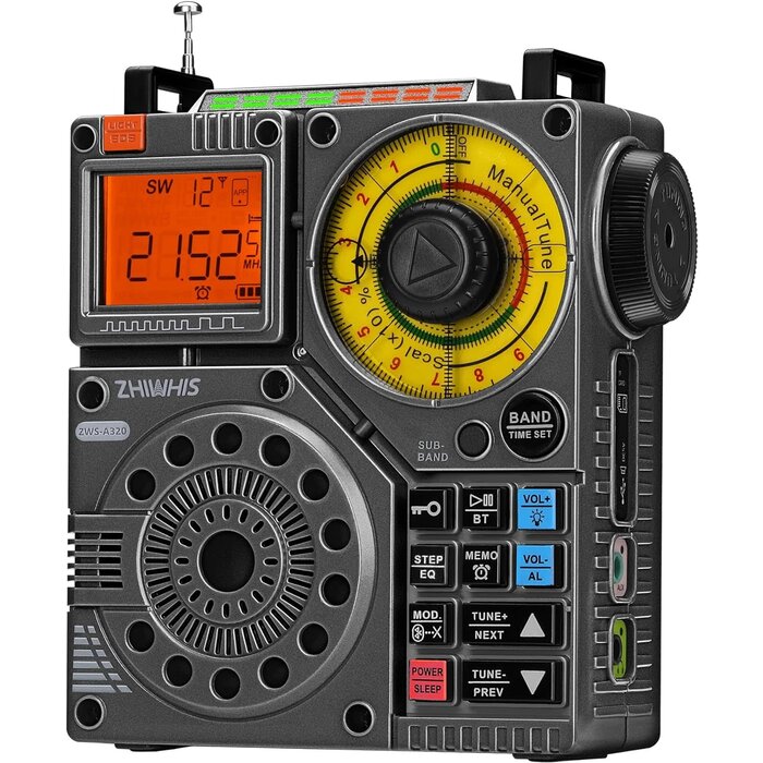 Shortwave Radio with FM, AM, VHF, WB, SW | 5-band