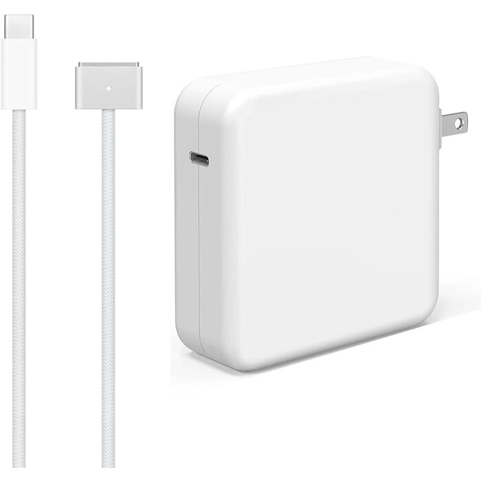 USBC2MAG3 - Keyiyou - 96W Mac Book Pro Charger - USB-C to Mag 3(PD 3.1 28V) Power Adapter,Compatible with Mac Book Pro/Mac Book Air 15,14,13 Inch M1 M2 Pro/Max from 2023,2022,2021(Include 6.6ft 5A Cable USB c to Mag 3)