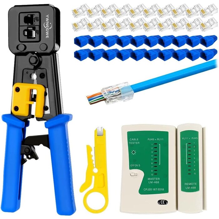 RJ45/Cat6 Crimp Tool Kit
