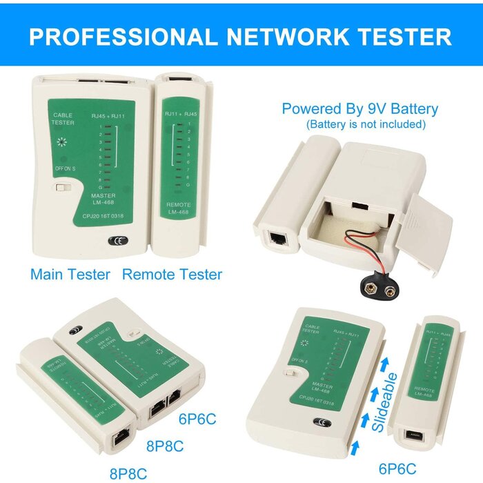 RJ45/Cat6 Crimp Tool Kit