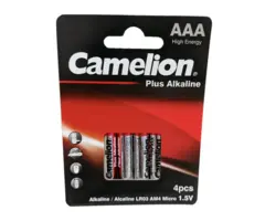 Camelion Camelion AAA Plus Alkaline Eco Blister Batteries Pack of 4