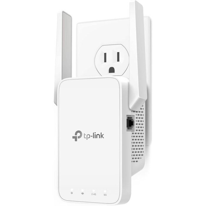 tp-link TP-Link AC1200 WiFi Extender, 2024 Wirecutter Best WiFi Extender, 1.2Gbps home signal booster, Dual Band 5GHz/2.4GHz, Covers Up to 1500 Sq.ft and 30 Devices ,support Onemesh, One Ethernet Port (RE315)