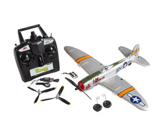 RageRC RGRA1307 - P-47 Thunderbolt Micro RTF Airplane with PASS (Pilot Assist Stability Software) System