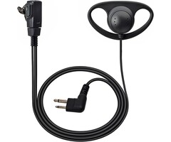 UAYESOK 2WAY-EAR+MIC - UAYESOK 2 Pin Earpiece for Motorola CP200 CP200D DTR550 DTR650 RDU2020 RDU4100 RDU4160D Walkie Talkie D Shape Surveillance Kit Two Way Radio Headset