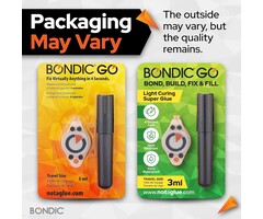 Bondic GO UV Glue Kit with Light, Super Glue, Liquid Plastic Welding Kit, (3ml) Adhesive Epoxy UV Glue, Bonds & Cures Instantly, Non-Toxic UV Resin Glue, Heat-Resistant & Waterproof, 1PK