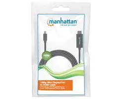 ICI153232 - Manhattan® 6-Ft. 1080p Mini DisplayPort™ to HDMI® Cable, Black