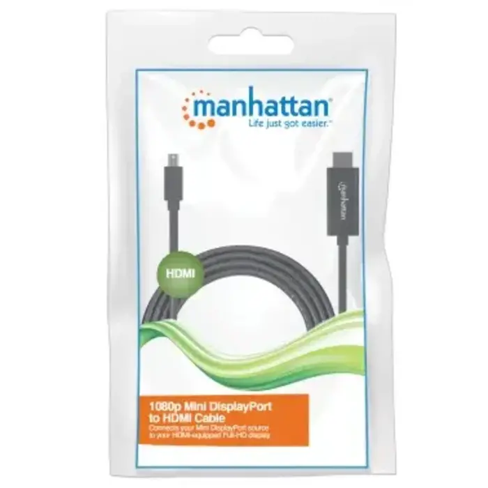 ICI153232 - Manhattan® 6-Ft. 1080p Mini DisplayPort™ to HDMI® Cable, Black