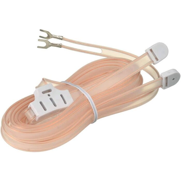 DIPOLE-FM-ANT - Bingfu FM Dipole Antenna 300 Ohm FM Antenna with 2 Pin Bare Wire Twin Lead for Indoor Digital HD Radio Table Top FM Radio Home Stereo Receiver AV Audio Video Home Theater Receiver HDTV TV Tuner