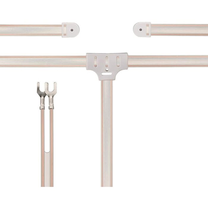 DIPOLE-FM-ANT - Bingfu FM Dipole Antenna 300 Ohm FM Antenna with 2 Pin Bare Wire Twin Lead for Indoor Digital HD Radio Table Top FM Radio Home Stereo Receiver AV Audio Video Home Theater Receiver HDTV TV Tuner