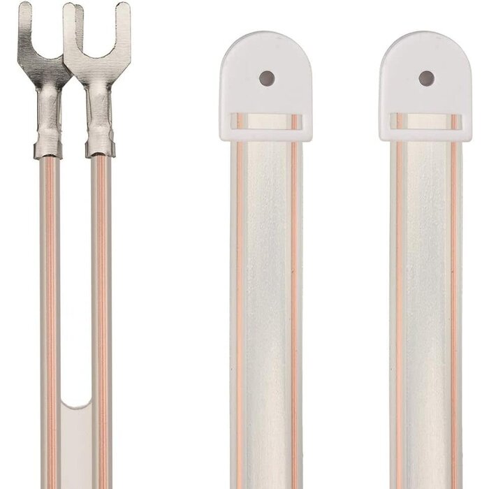 DIPOLE-FM-ANT - Bingfu FM Dipole Antenna 300 Ohm FM Antenna with 2 Pin Bare Wire Twin Lead for Indoor Digital HD Radio Table Top FM Radio Home Stereo Receiver AV Audio Video Home Theater Receiver HDTV TV Tuner