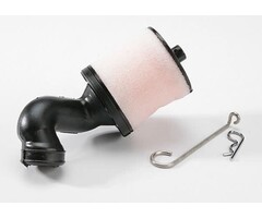 Traxxas 5266 - Air filter body (high-volume)/ filter support/ cap/ foam filter, pre-filter/ Revo® air filter base (angled)/wire mount/hardware (1 each) (TRX® Engines)