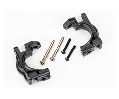 Traxxas 9032 - Caster blocks (c-hubs), extreme heavy duty, black (left & right)/ 3x32mm hinge pins (2)/ 3x20mm BCS (2) (for use with #9080 upgrade kit)