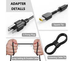 ‎SK90B200850 - FUTUROSP 170W 20V 8.5A Laptop Charger Replacement for Lenovo Thinkpad P50 P51 P52 P53 P70 P71 P73 W540 W541 T540P P15 P17 P15V P15G T15G T15P P1 Power Adapter Supply Cord