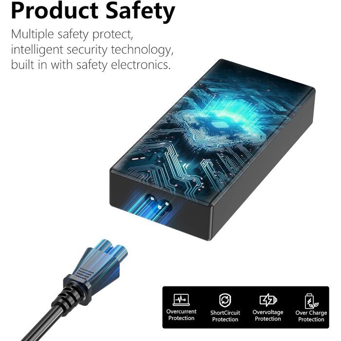 ‎SK90B200850 - FUTUROSP 170W 20V 8.5A Laptop Charger Replacement for Lenovo Thinkpad P50 P51 P52 P53 P70 P71 P73 W540 W541 T540P P15 P17 P15V P15G T15G T15P P1 Power Adapter Supply Cord