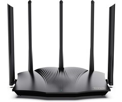 RX12PRO - Tenda WiFi 6 Gaming Router, Wi-Fi speeds up to 2976Mbps, AX3000 Dual Band Gigabit Wireless Router for Home, Long Range Coverage with 5 * 6dBi High-Gain Antennas, High Speed Router with 4 Gigabit Ports, Support WPA3, VPN (RX12Pro)