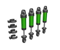 Traxxas 9764-GRN - Shocks, TRX-4M GTM, 6061-T6 aluminum (green-anodized) (fully assembled w/o springs) (4)
