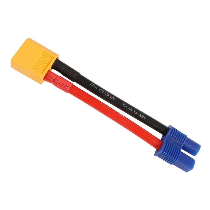 GEAX6M2E3F - XT60 Male to EC3 Female Adapter Cable